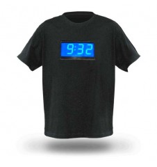 Mega Gadgets - Led Klok Shirt Mega Gadgets - Led Klok Shirt