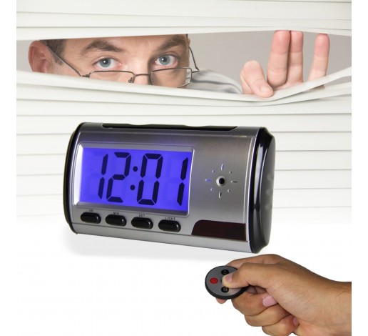 Mega Gadgets - Spy Camera  Alarm Clock, Voor 15:30Uur Besteld, Altijd De Volgende Dag In Huis
