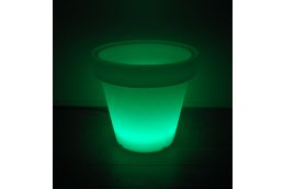 Nice Deals - Kunststof Bloempot (33Cm) Met Op Afstandbedienbare Led Verlichting. Nice Deals - Kunststof Bloempot (33Cm) Met Op Afstandbedienbare Led Verlichting.