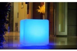 Nice Deals - Led Bijzettafel Of Kruk Cube + Rf Remote Nice Deals - Led Bijzettafel Of Kruk Cube + Rf Remote