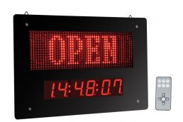 Nice Deals - Open / Dicht Led Paneel Met Klok Nice Deals - Open / Dicht Led Paneel Met Klok
