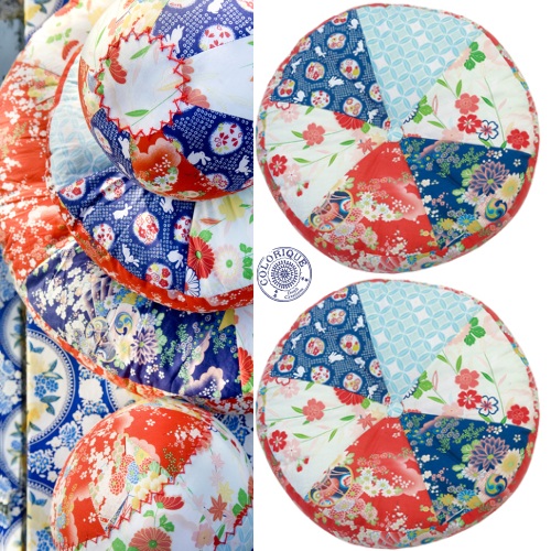 One Day For Her - 2 patchwork kussens One Day For Her - 2 patchwork kussens