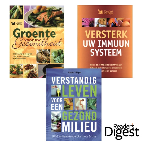 One Day For Her - 3 boeken met veel informatie voor een gezonder leven!