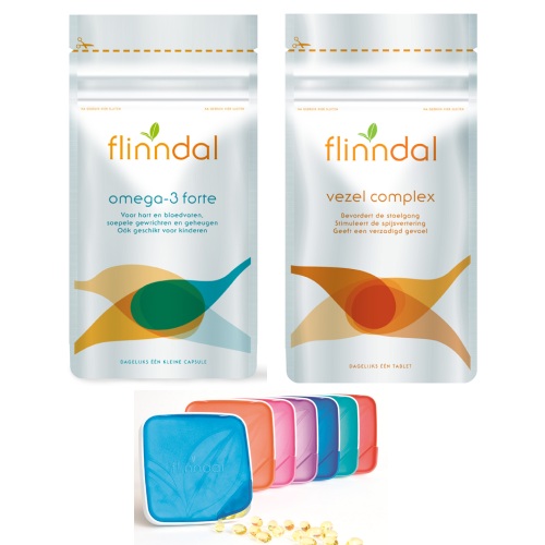 One Day For Her - Vezel Complex en Omega-3 forte van Flinndal One Day For Her - Vezel Complex en Omega-3 forte van Flinndal