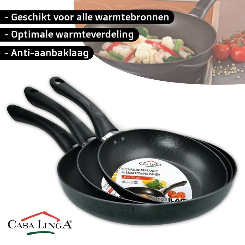 One Day For Ladies - 3 delige pannenset One Day For Ladies - 3 delige pannenset