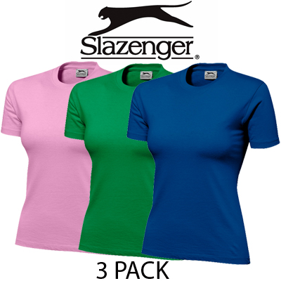 One Day For Ladies - 3 pack T-shirt van Slazenger One Day For Ladies - 3 pack T-shirt van Slazenger