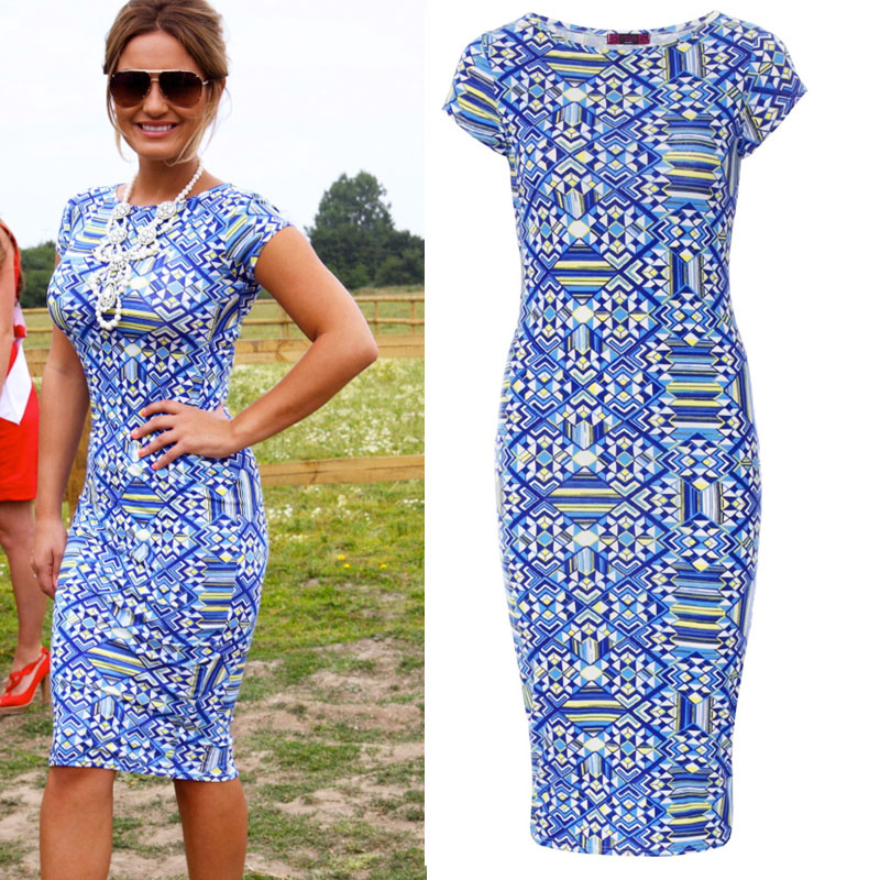 One Day For Ladies - Blauwe jurk One Day For Ladies - Blauwe jurk