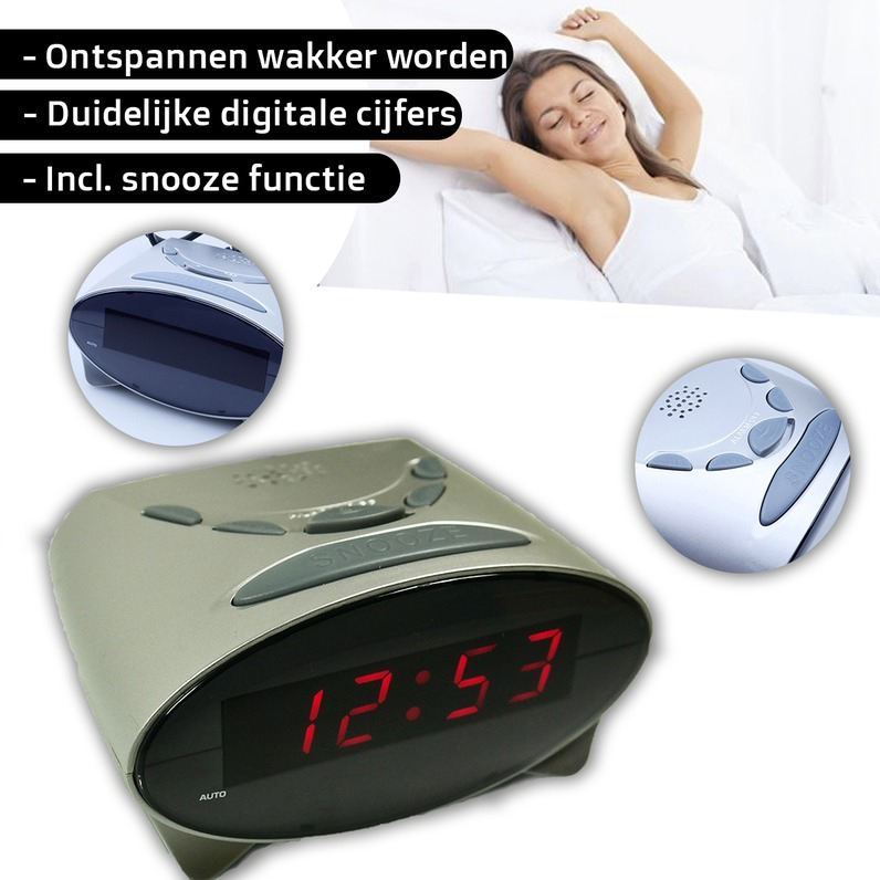 One Day For Ladies - Digitale wekker radio One Day For Ladies - Digitale wekker radio