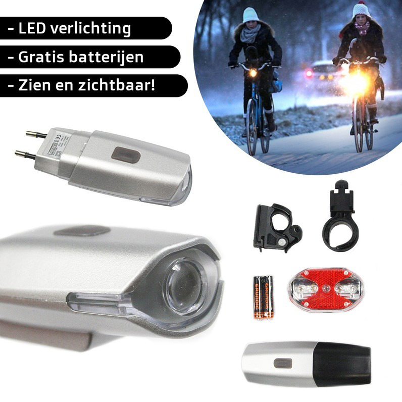 One Day For Ladies - Fiets verlichting set One Day For Ladies - Fiets verlichting set