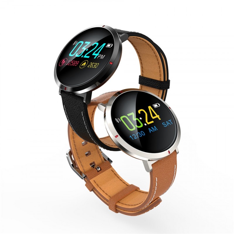 One Day For Ladies - Fitgear Horloge Unisex met leren band One Day For Ladies - Fitgear Horloge Unisex met leren band