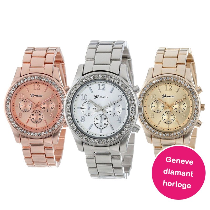 One Day For Ladies - Geneva diamant horloge