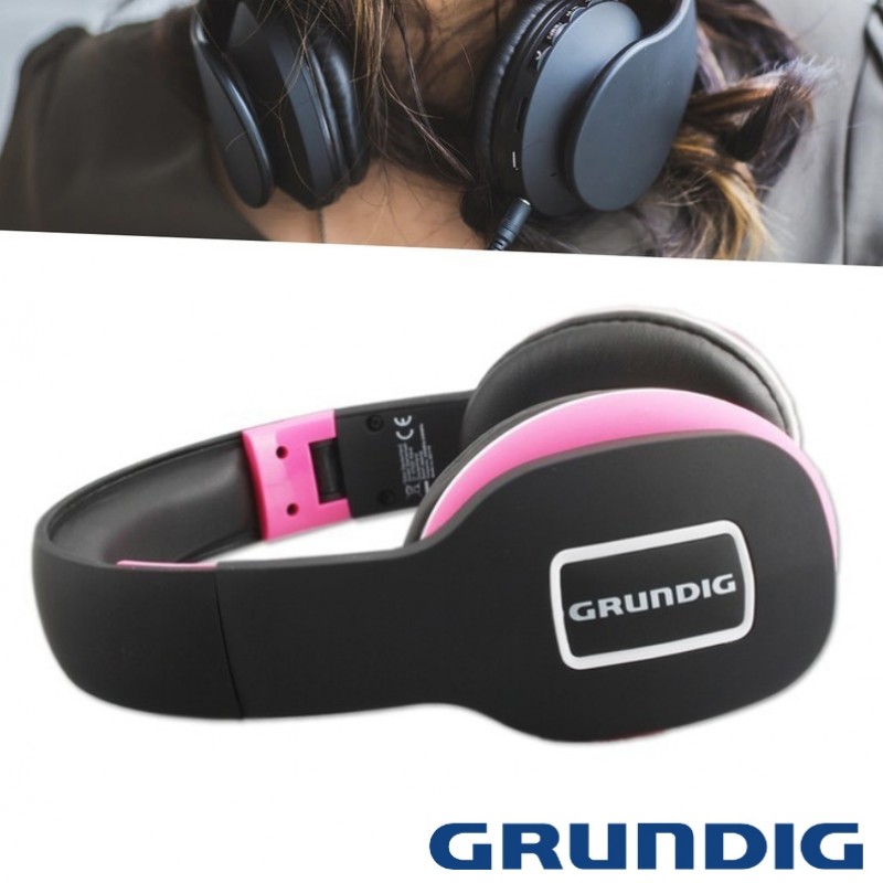 One Day For Ladies - Grundig Bluetooth Koptelefoon Pink Edition One Day For Ladies - Grundig Bluetooth Koptelefoon Pink Edition