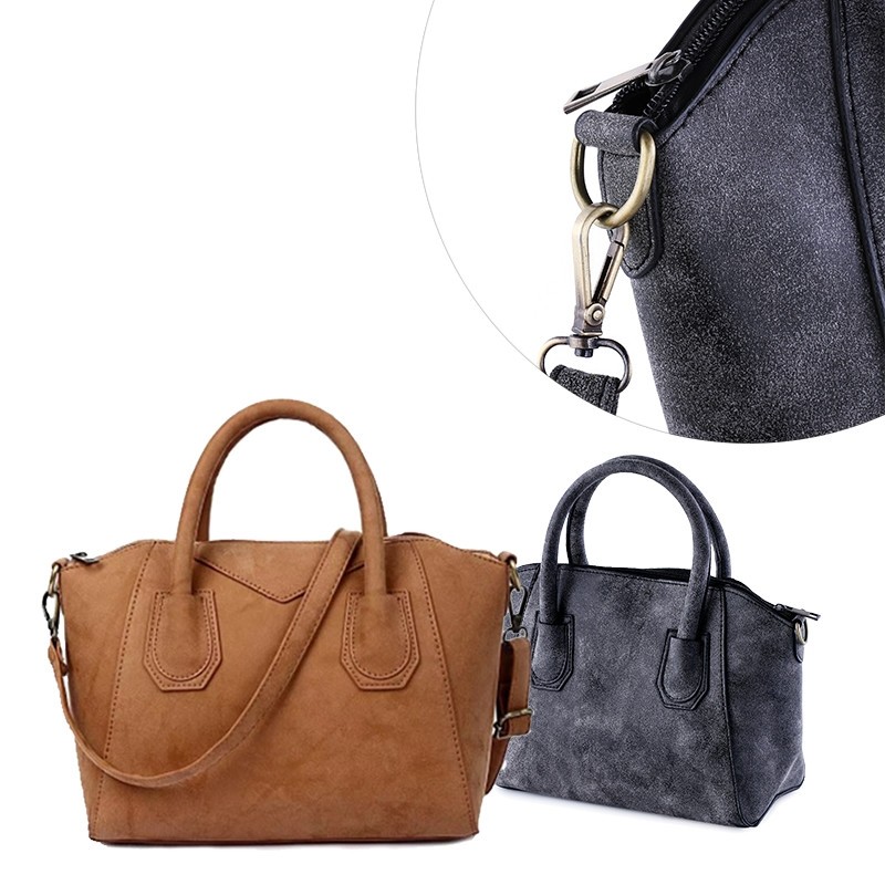 One Day For Ladies - Klassieke nubuck dames tas One Day For Ladies - Klassieke nubuck dames tas