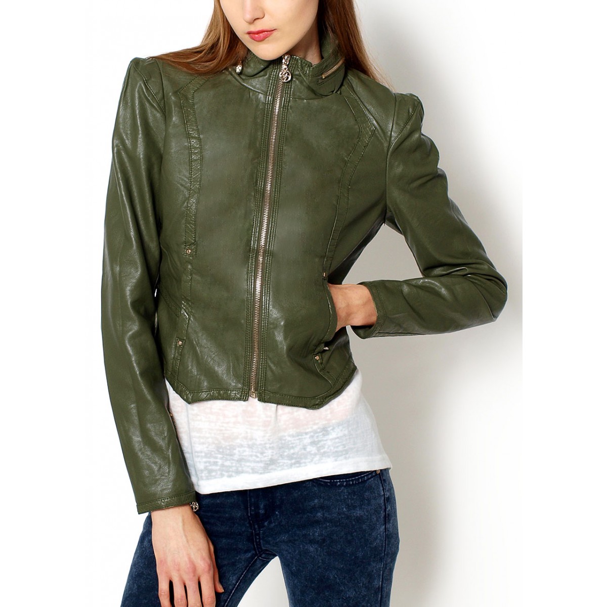 One Day For Ladies - Leather look jas One Day For Ladies - Leather look jas