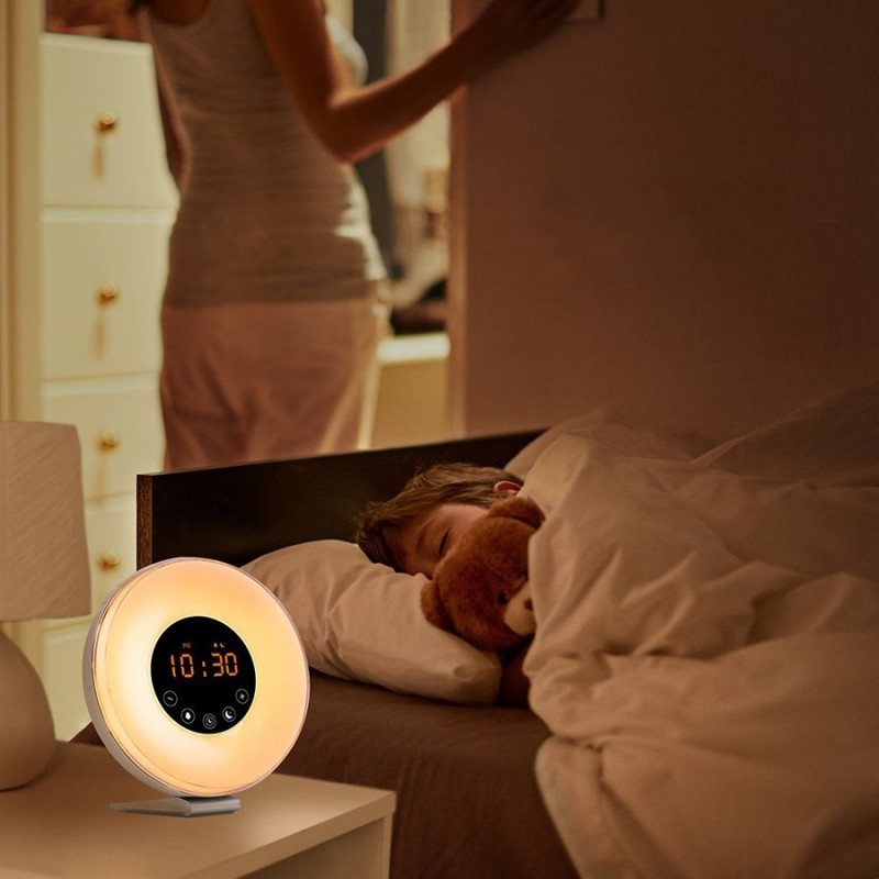 One Day For Ladies - Led wake up wekker met natuurgeluiden One Day For Ladies - Led wake up wekker met natuurgeluiden
