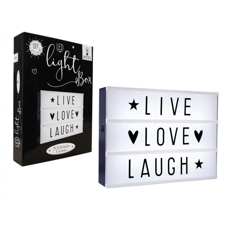 One Day For Ladies - Licht box met letters One Day For Ladies - Licht box met letters