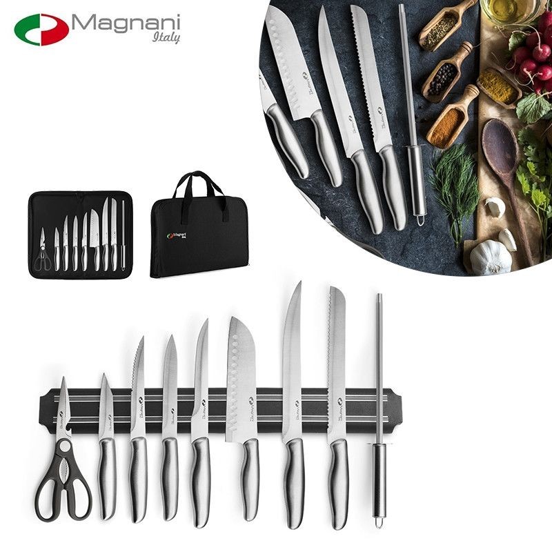 One Day For Ladies - Magnani messenset RVS 9 delig One Day For Ladies - Magnani messenset RVS 9 delig