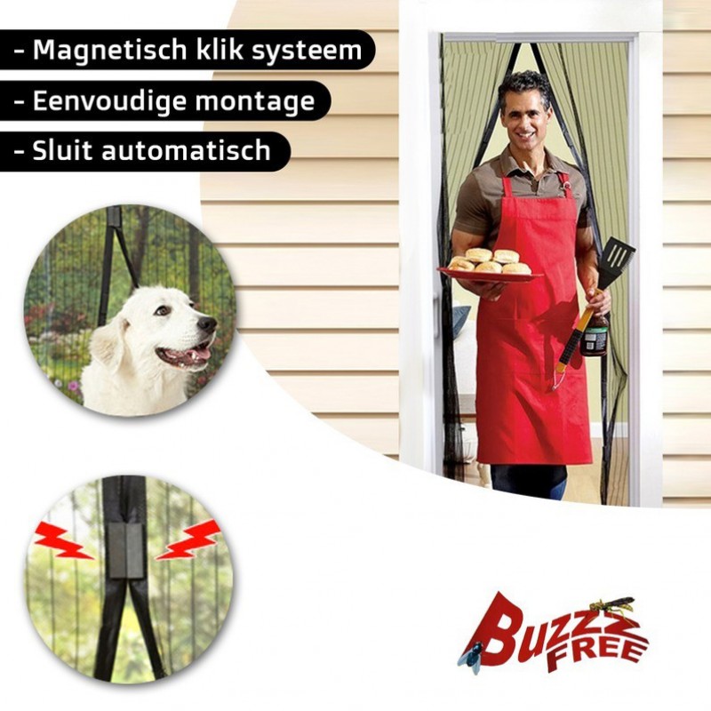 One Day For Ladies - Magnetisch vliegengordijn One Day For Ladies - Magnetisch vliegengordijn