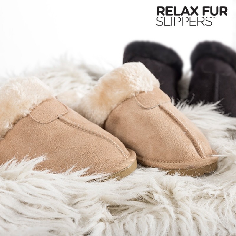 One Day For Ladies - Relax fur slippers