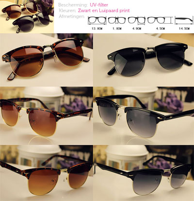 One Day For Ladies - Retro zonnebrillen One Day For Ladies - Retro zonnebrillen