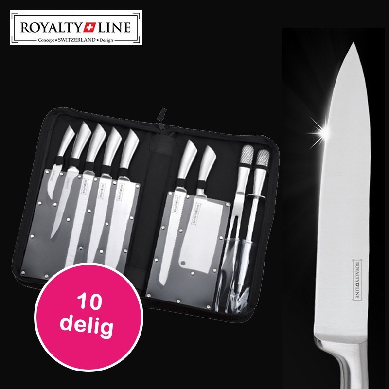 One Day For Ladies - Royalty Line 10-delige koksmessenset One Day For Ladies - Royalty Line 10-delige koksmessenset