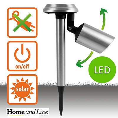 One Day For Ladies - RVS led tuinlamp One Day For Ladies - RVS led tuinlamp