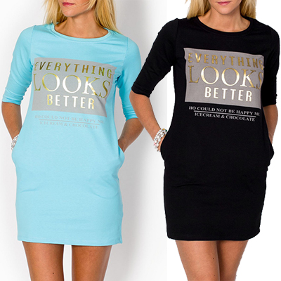 One Day For Ladies - Sweatshirt jurk One Day For Ladies - Sweatshirt jurk