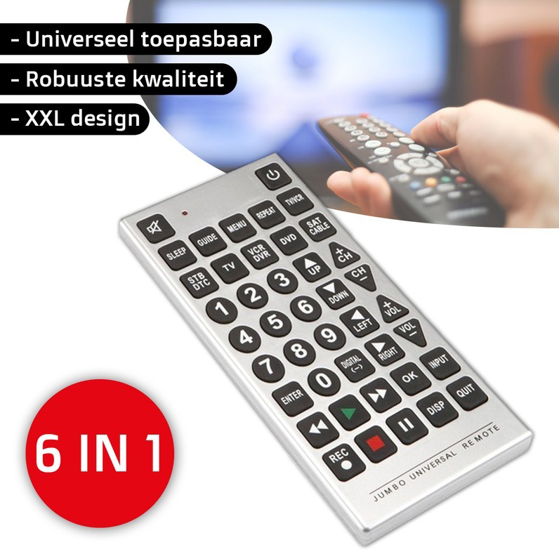 One Day For Ladies - Universele afstandsbediening One Day For Ladies - Universele afstandsbediening