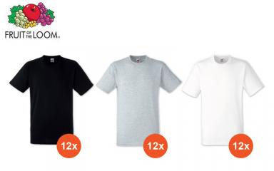 One Day Only - 12x T-shirts met ronde hals