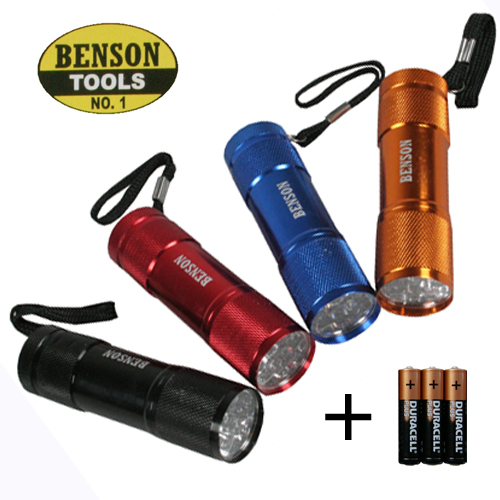 One Day Only - 4 stuks aluminium LED zaklamp One Day Only - 4 stuks aluminium LED zaklamp