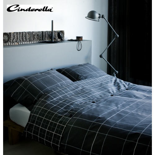 One Day Only - Cinderella Dekbedovertrek Mira Antraciet One Day Only - Cinderella Dekbedovertrek Mira Antraciet
