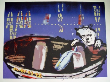 One Day Only - Herman Brood Zeefdruk "Haven" 1999