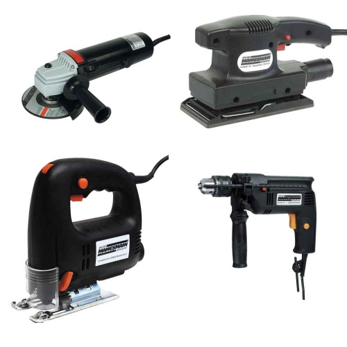 One Day Only - Mannesmann 4 delige machineset + accessoires One Day Only - Mannesmann 4 delige machineset + accessoires