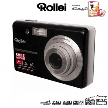 One Day Only - Rollei X-8 Digitale Camera Zwart One Day Only - Rollei X-8 Digitale Camera Zwart