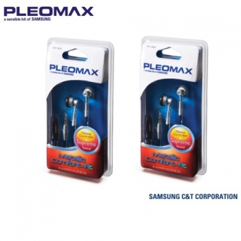 One Day Only - Samsung Pleomax Earphones Duopack One Day Only - Samsung Pleomax Earphones Duopack
