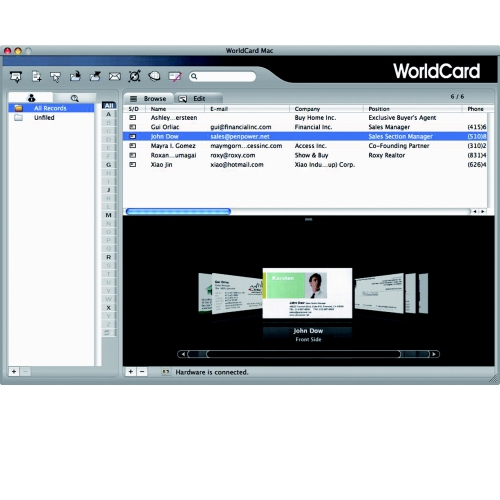 One Day Only - Visitekaart Scanner WorldCard Mac One Day Only - Visitekaart Scanner WorldCard Mac