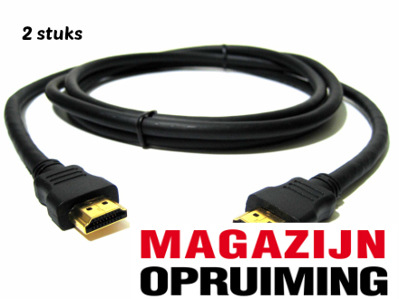 One Day Price - 2 stuks 1.4 HDMI kabel 10 meter