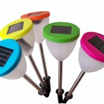 One Day Price - 2 x vrolijke solar tuinlampen One Day Price - 2 x vrolijke solar tuinlampen