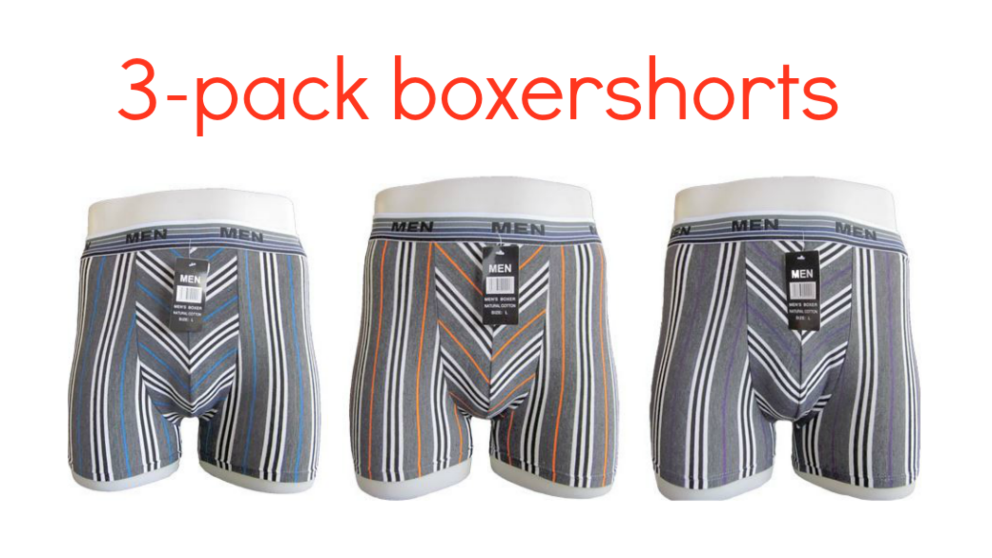 One Day Price - 3x herenboxershorts