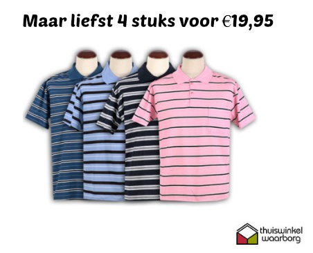 One Day Price - 4 x heren polo