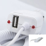 One Day Price - Autolader met extra usb poort geschikt voor iPhone, iPod en iPad