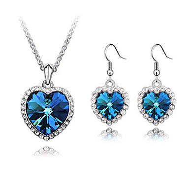 One Day Price - Blue Diamond juwelen set