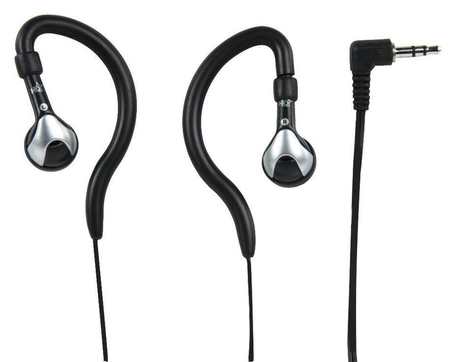 One Day Price - Combo deal: 2 x hoofdtelefoon met oorhaken zwart 1.20 m One Day Price - Combo deal: 2 x hoofdtelefoon met oorhaken zwart 1.20 m