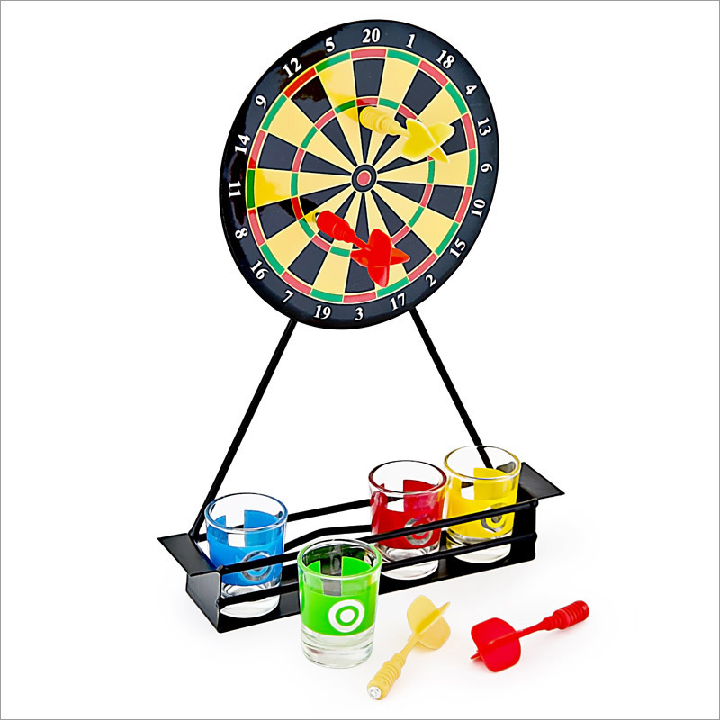 One Day Price - Dartbord drinkspel voor vier personen One Day Price - Dartbord drinkspel voor vier personen
