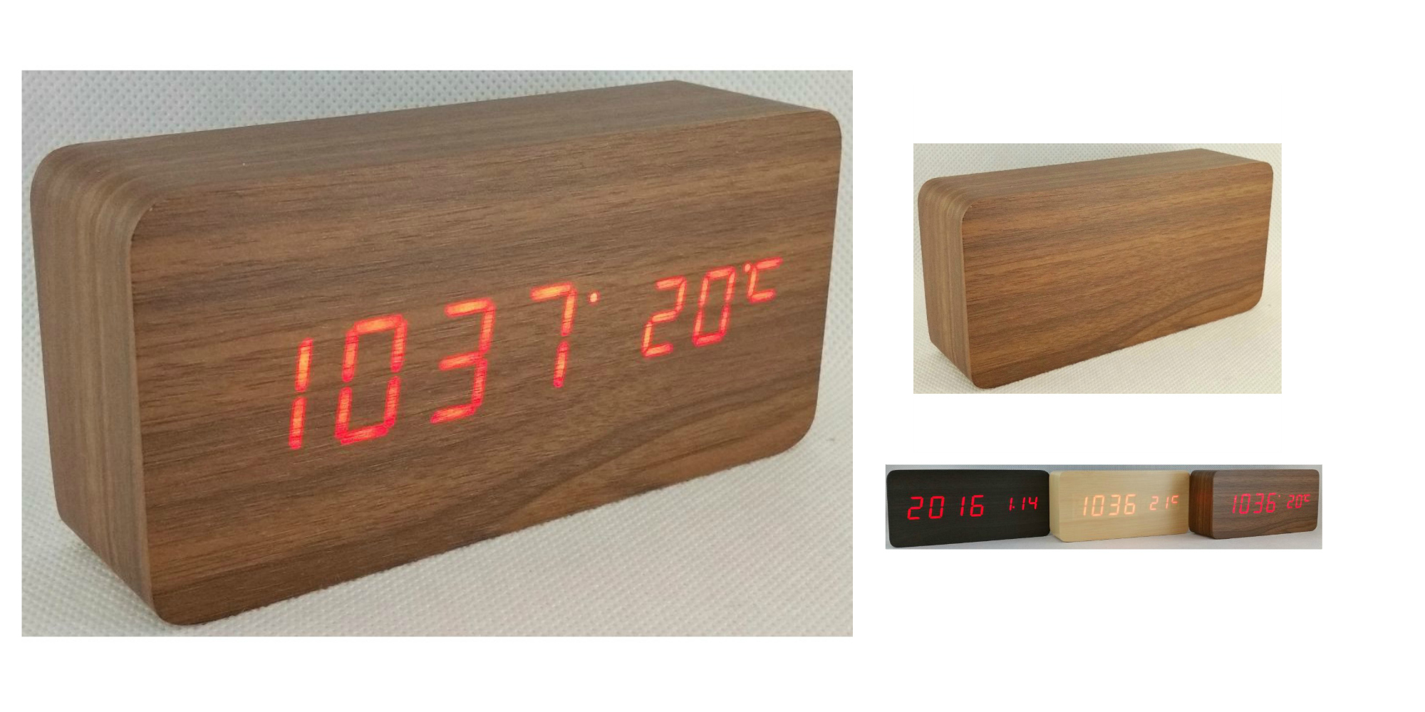 One Day Price - LCD klok met datum en alarm