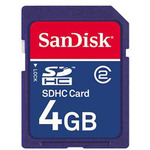 One Day Price - SanDisk Standard SDHC Card 4GB
