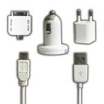 One Day Price - Thuis/Auto Power Kit (4-in-1) geschikt voor Apple/BlackBerry/HTC