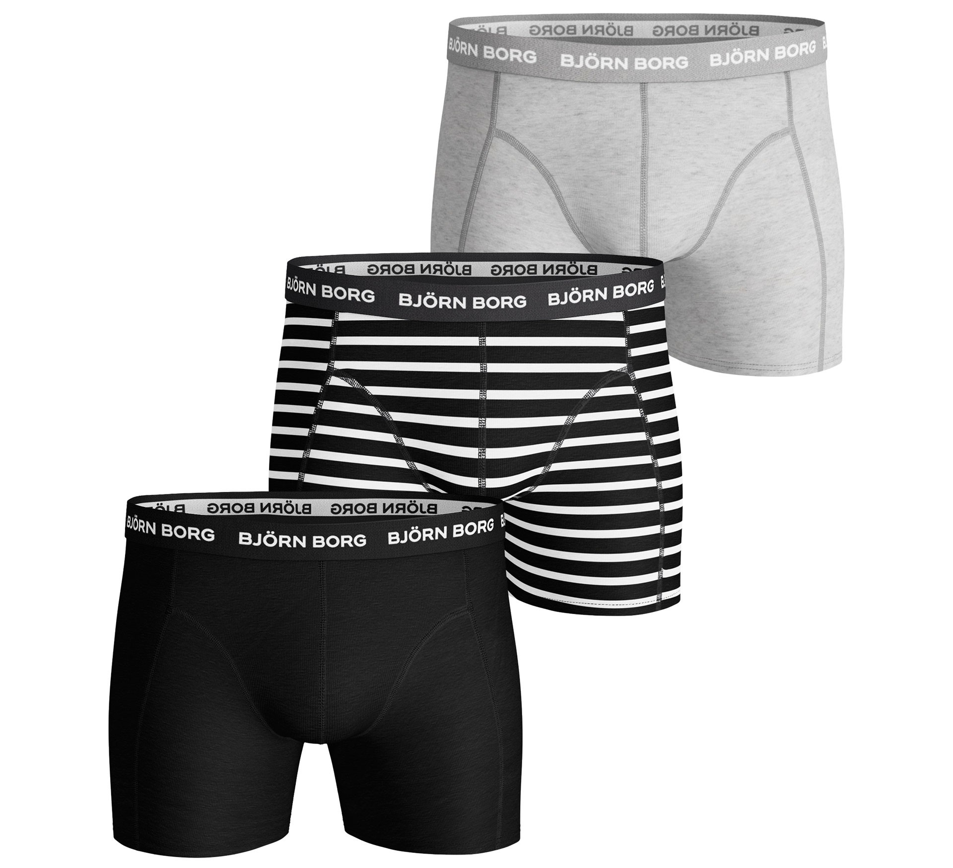 Plutosport - Björn Borg Boxershorts Essential (3-pack) Plutosport - Björn Borg Boxershorts Essential (3-pack)