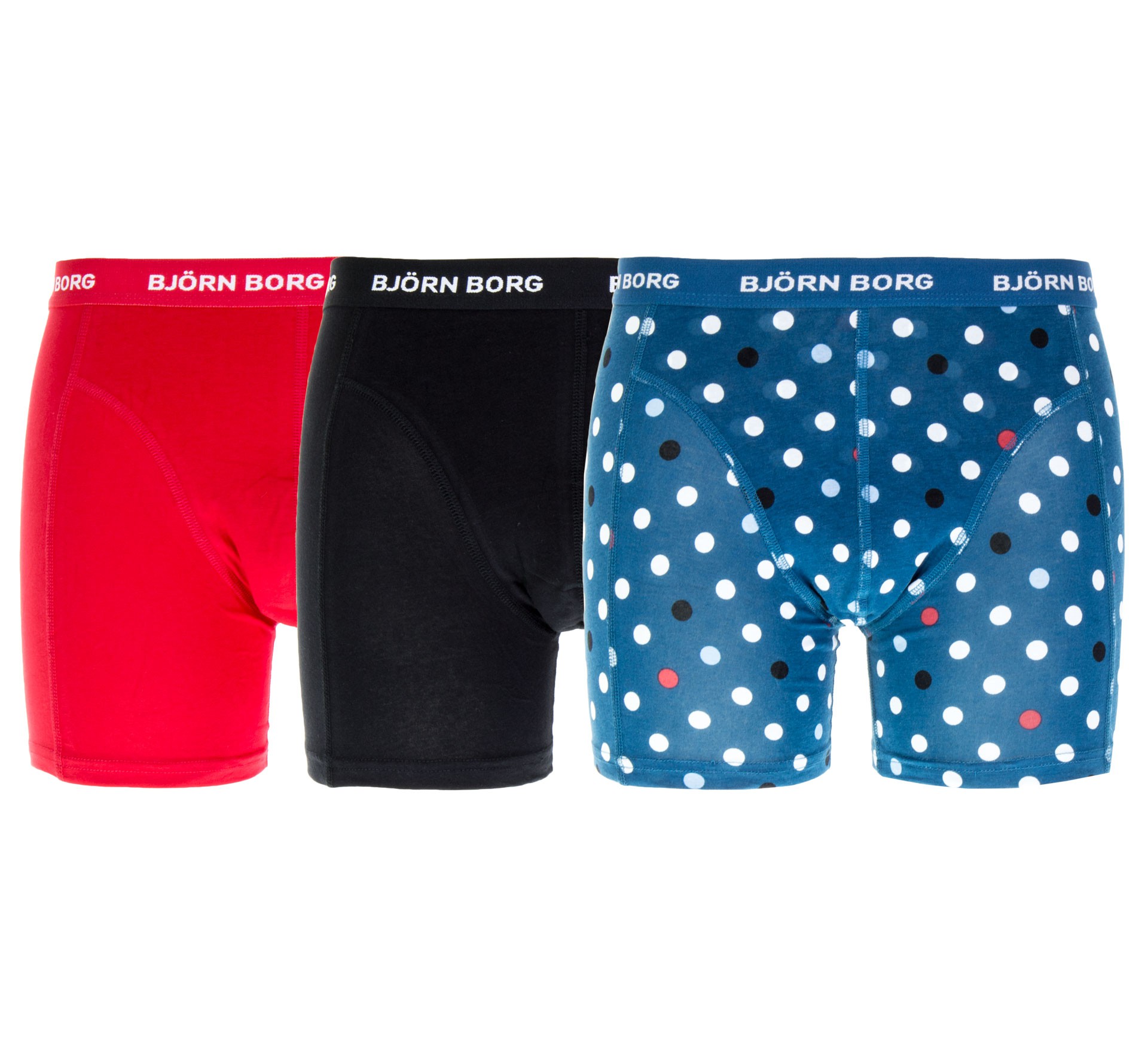 Plutosport - Björn Borg Contrast Boxershorts (3-pack) Plutosport - Björn Borg Contrast Boxershorts (3-pack)