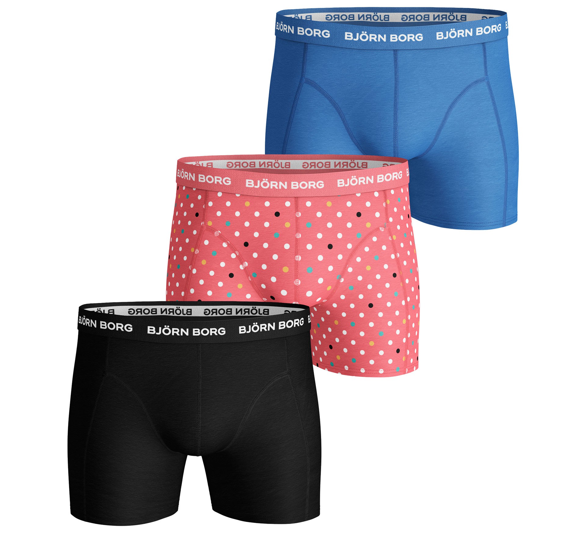 Plutosport - Björn Borg Essential Seasonal Dot Boxershorts (3-pack) Plutosport - Björn Borg Essential Seasonal Dot Boxershorts (3-pack)